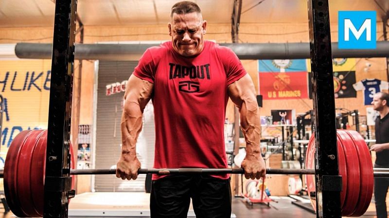 John Cena's strength is legendary.